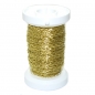 Bouilloneffektdraht gold